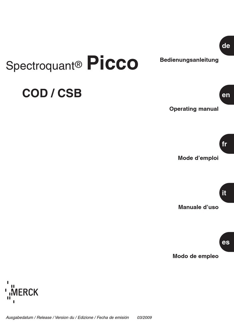 Merck Spectroquant Picco COD/CSB manual