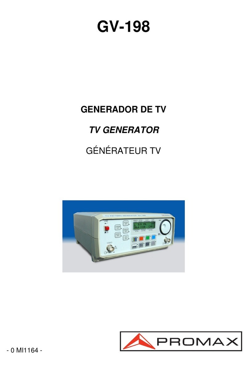 Promax GV-198 manual
