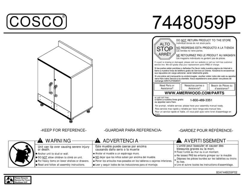 Ameriwood COSCO 7448059P User manual