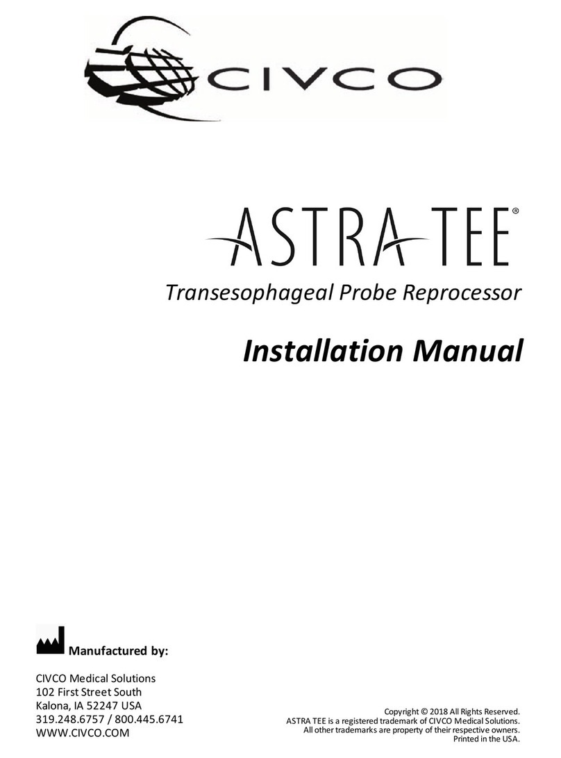 Civco Astra Tee Base User manual Civco Astra Tee Base User manual