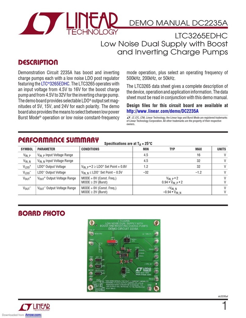 Linear Technology LTC3265EDHC Quick setup guide