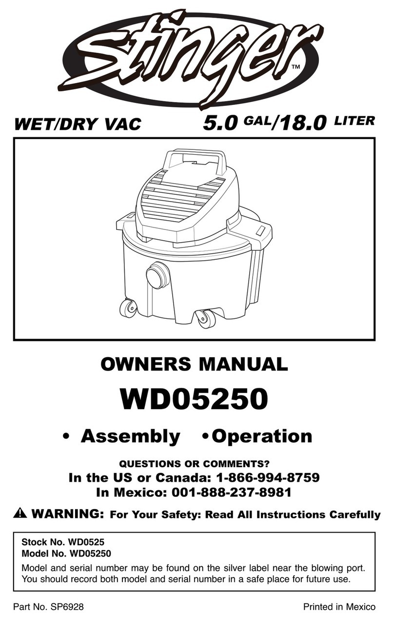 Stinger WD05250 owner's manual