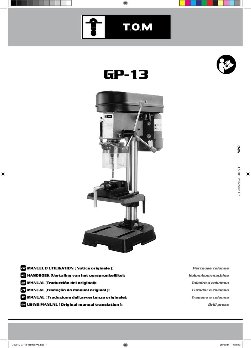 T.O.M GP-13 Installation and operating instructions
