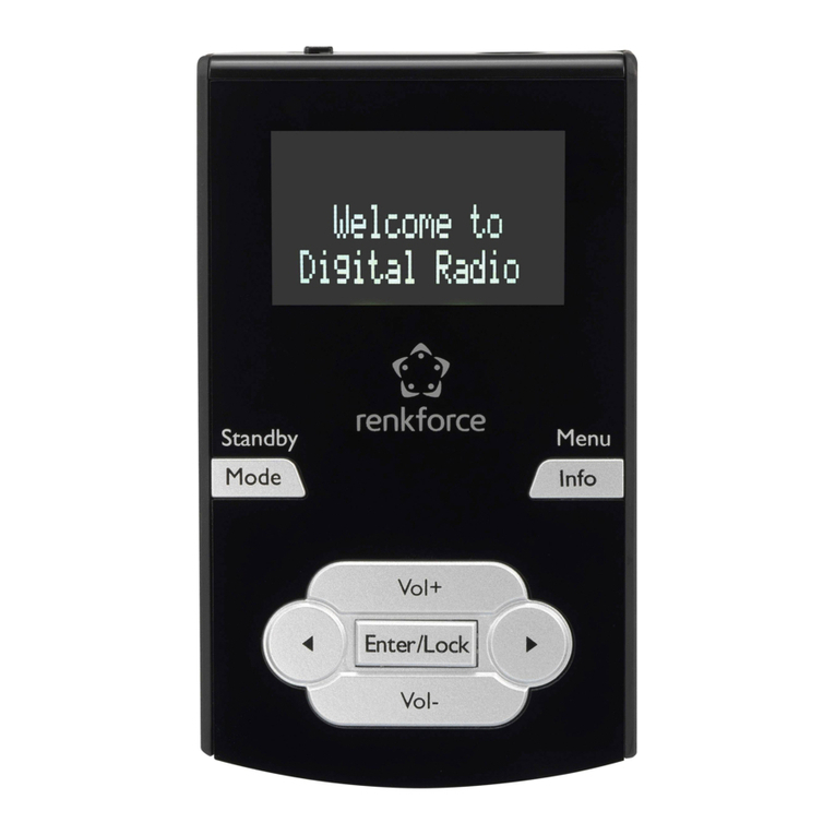 Conrad renkforce RF-DAB-Pocket1 operating instructions