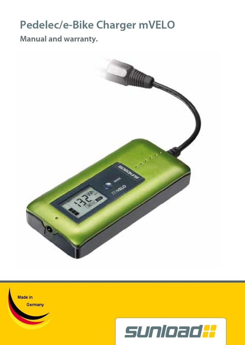 Sunload mVELO Manual and warranty Sunload mVELO Manual and warranty