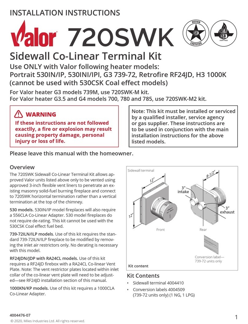 Valor 720SWK User manual