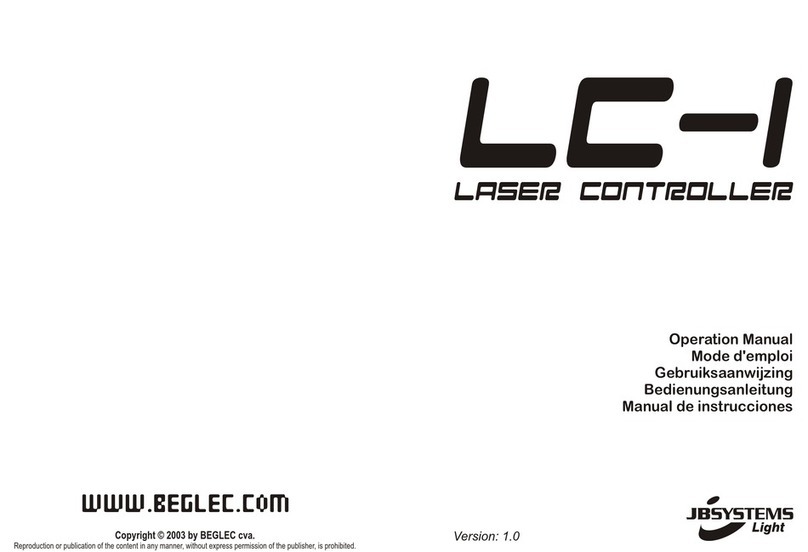 BEGLEC JBSystems LC1 Operation manual