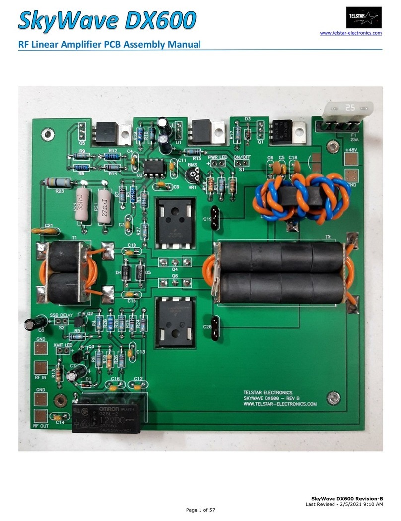 Telstar Electronics SkyWave DX600 Assembly manual