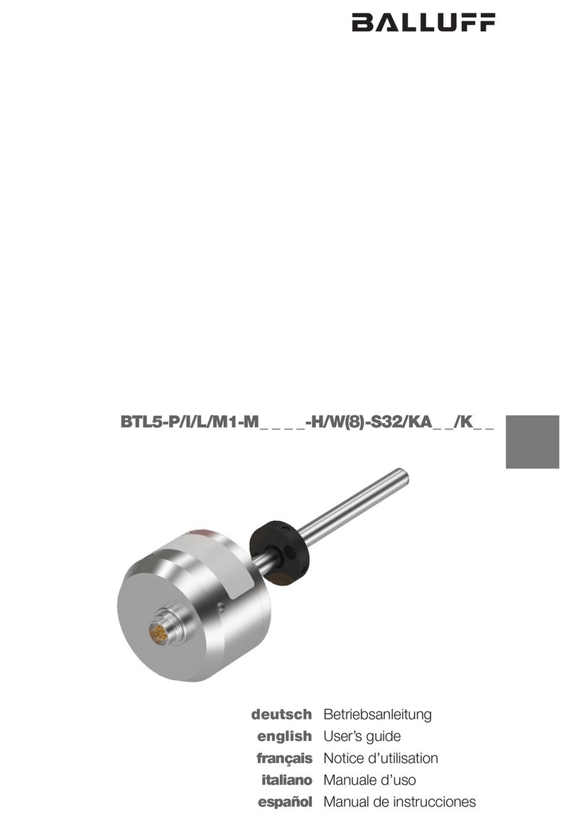 Balluff Micropulse BTL5 Series User manual