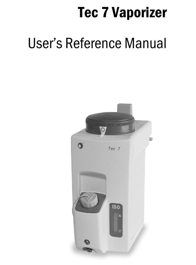 Datex-Ohmeda Tec 7 User's reference manual