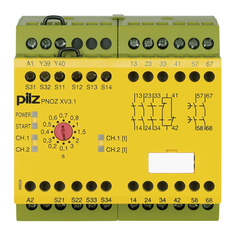 Pilz PNOZ XV3.1 operating instructions