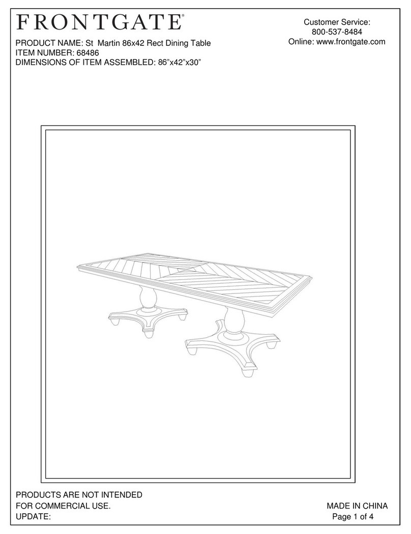 Frontgate St Martin 68486 User manual Frontgate St Martin 68486 User manual