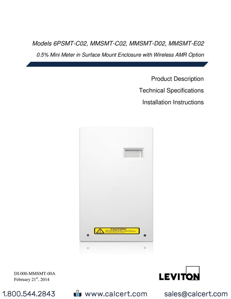 Leviton 6PSMT-C02 User manual