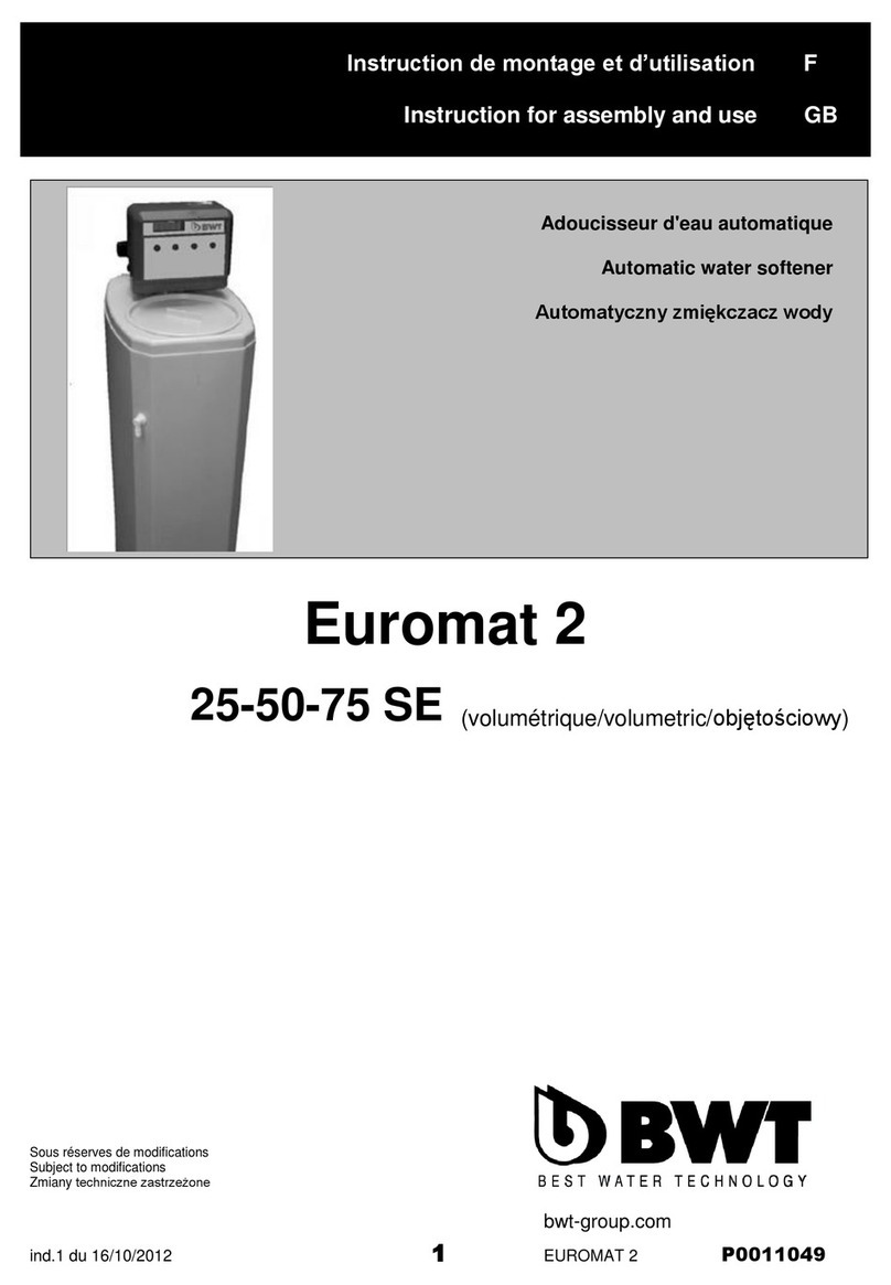 BWT Euromat 2 Operator's manual