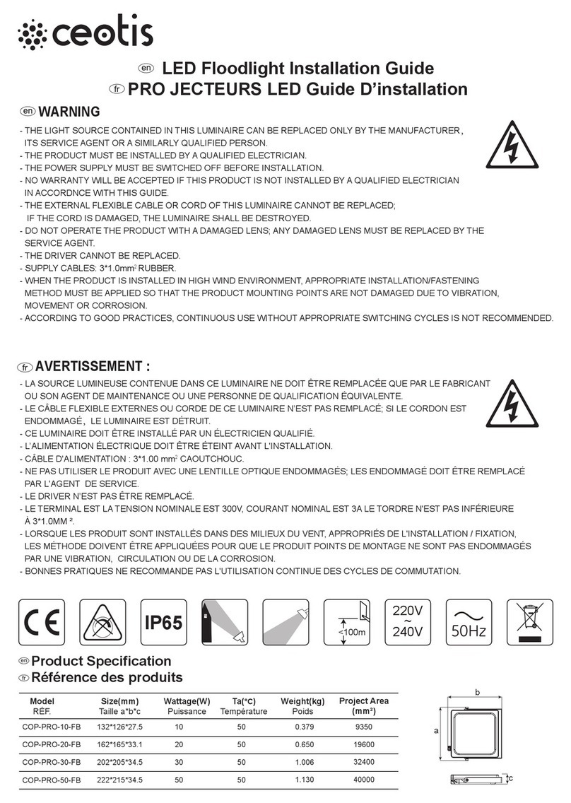 Ceotis COP-PRO-10-FB installation guide