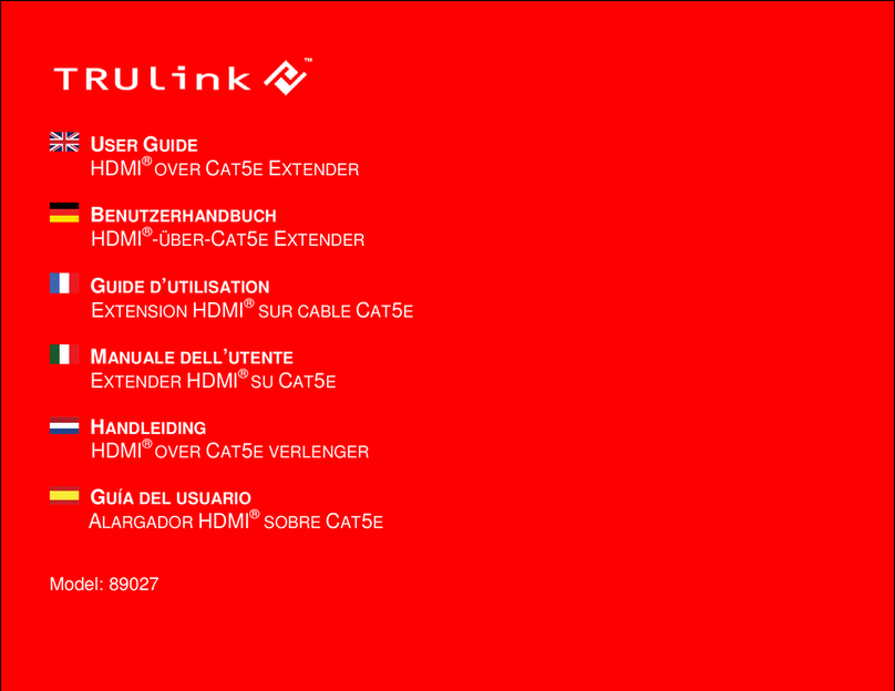 TRUlink 89027 User manual