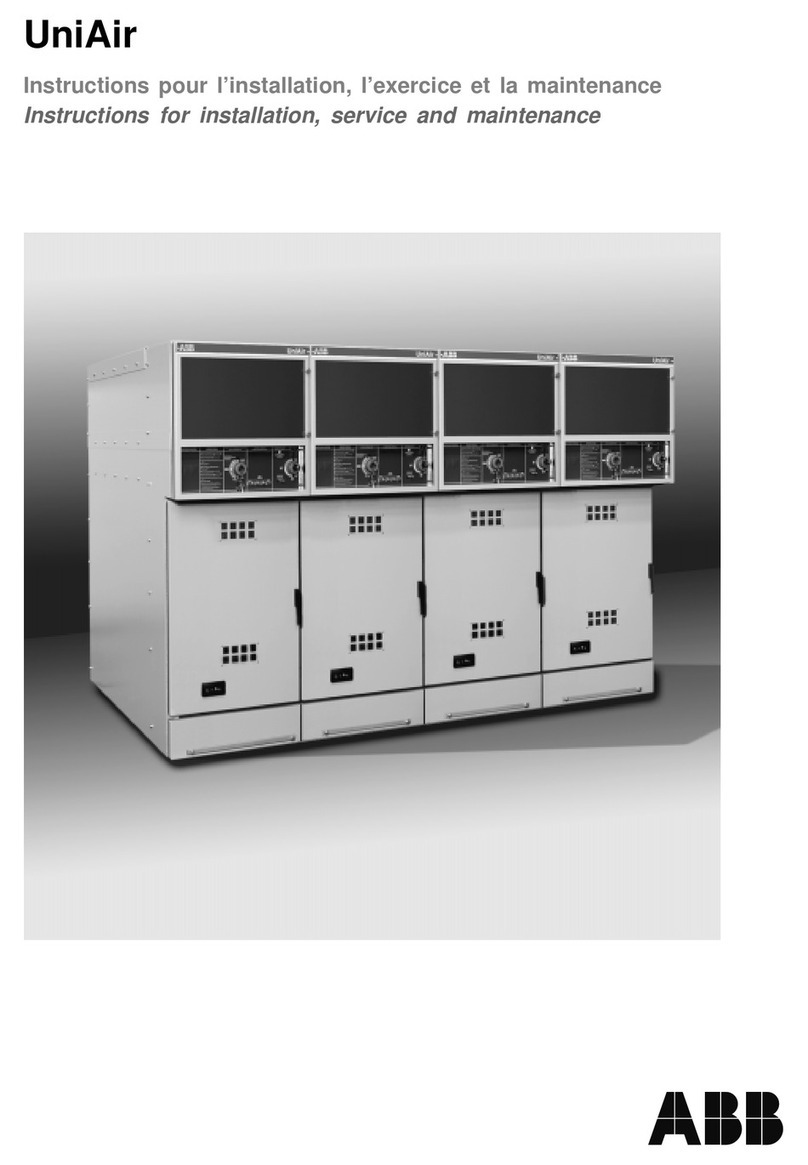 ABB UniAir Instruction for Installation, Service and Maintenance