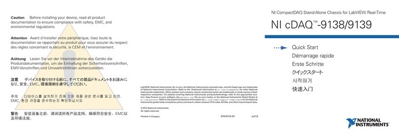 National Instruments cDAQ-9138 User manual