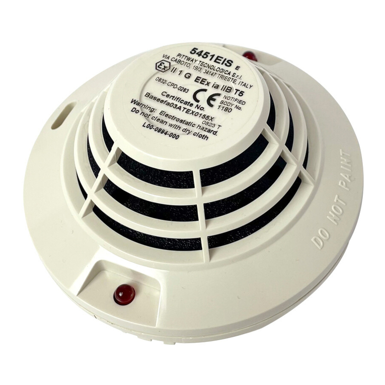 Pittway SYSTEM SENSOR 5451EIS Installation and maintenance instructions