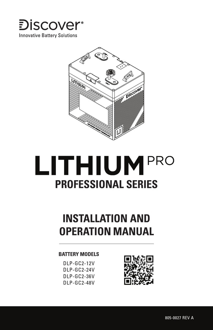 DISCOVER LITHIUM PRO PROFESSIONAL Series Installation and operation manual