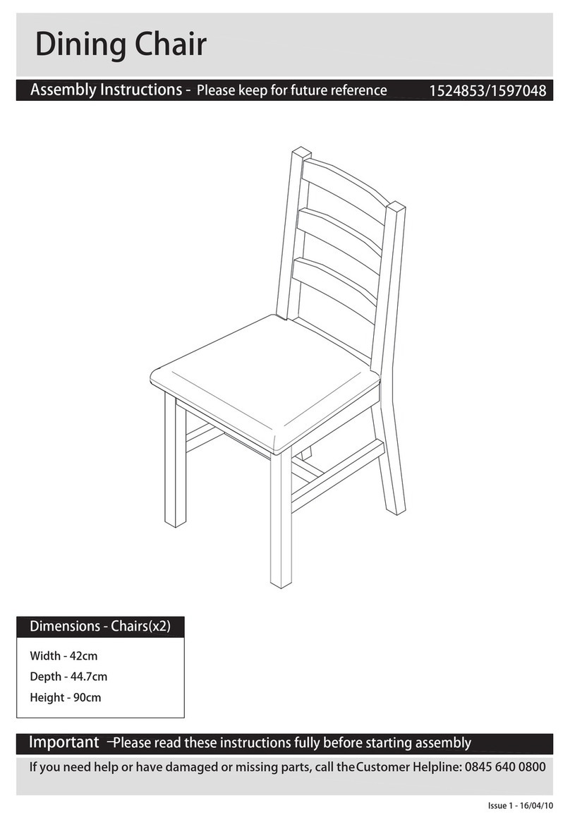 Argos 1524853 Assembly instructions Argos 1524853 Assembly instructions