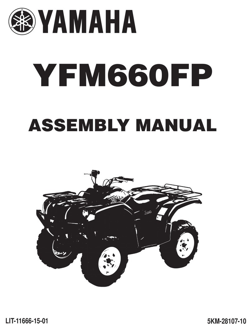 Yamaha YFM660FP 2001 Assembly manual