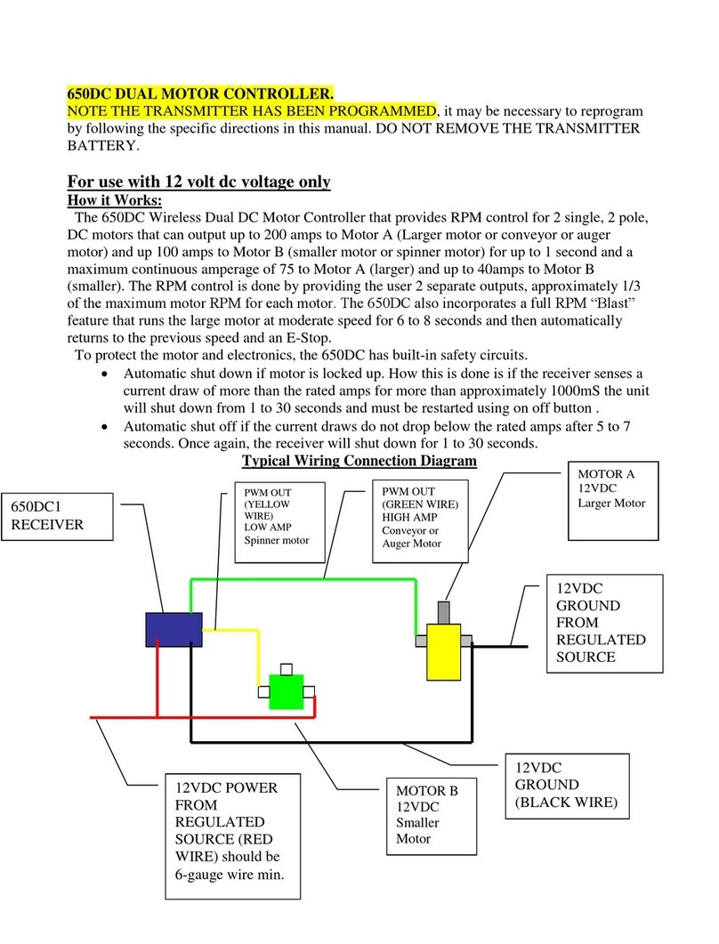 Control All Wireless 650DC User manual