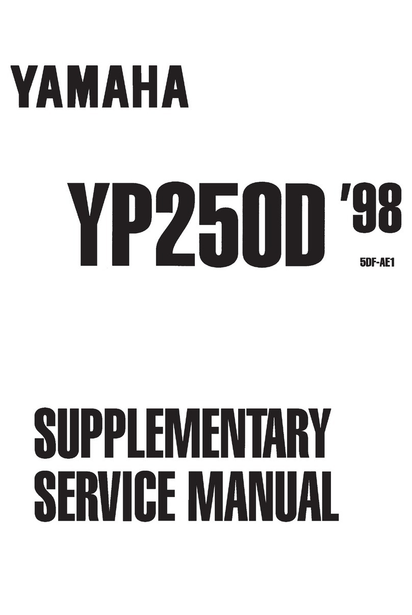 Yamaha YP250D 98 Supplementary service manual