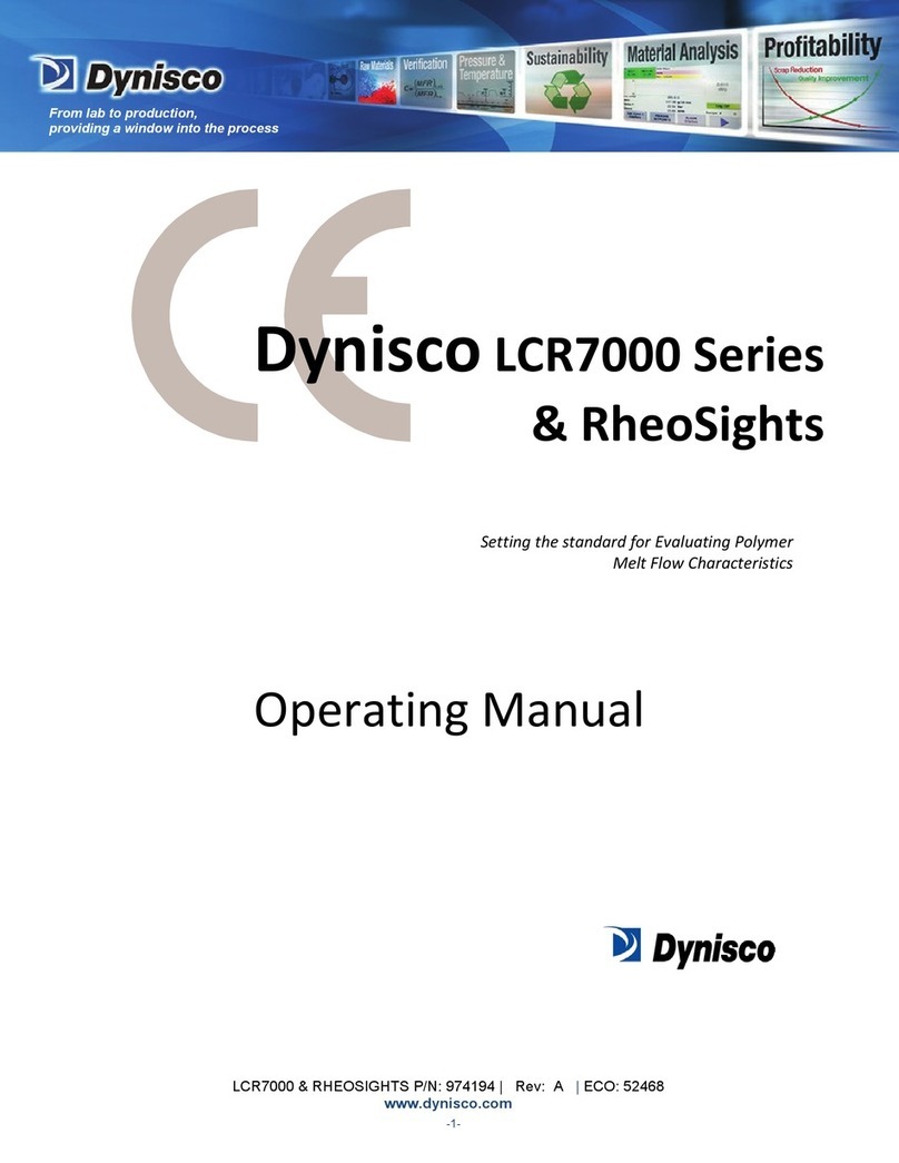 Dynisco LCR7000 Series operating manual