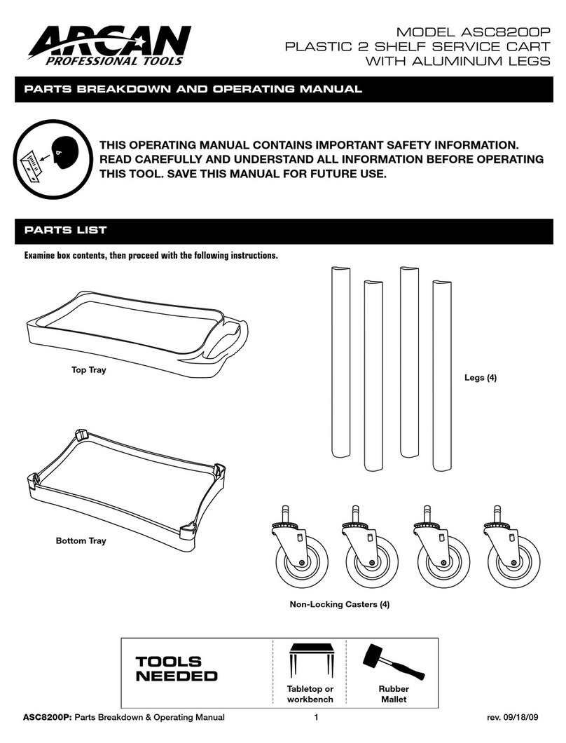 Arcan ASC8200P User manual
