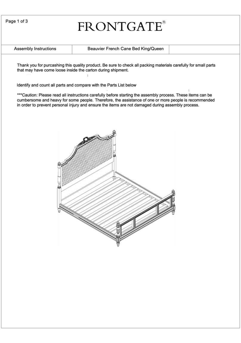 Frontgate Beauvier 149069 User manual
