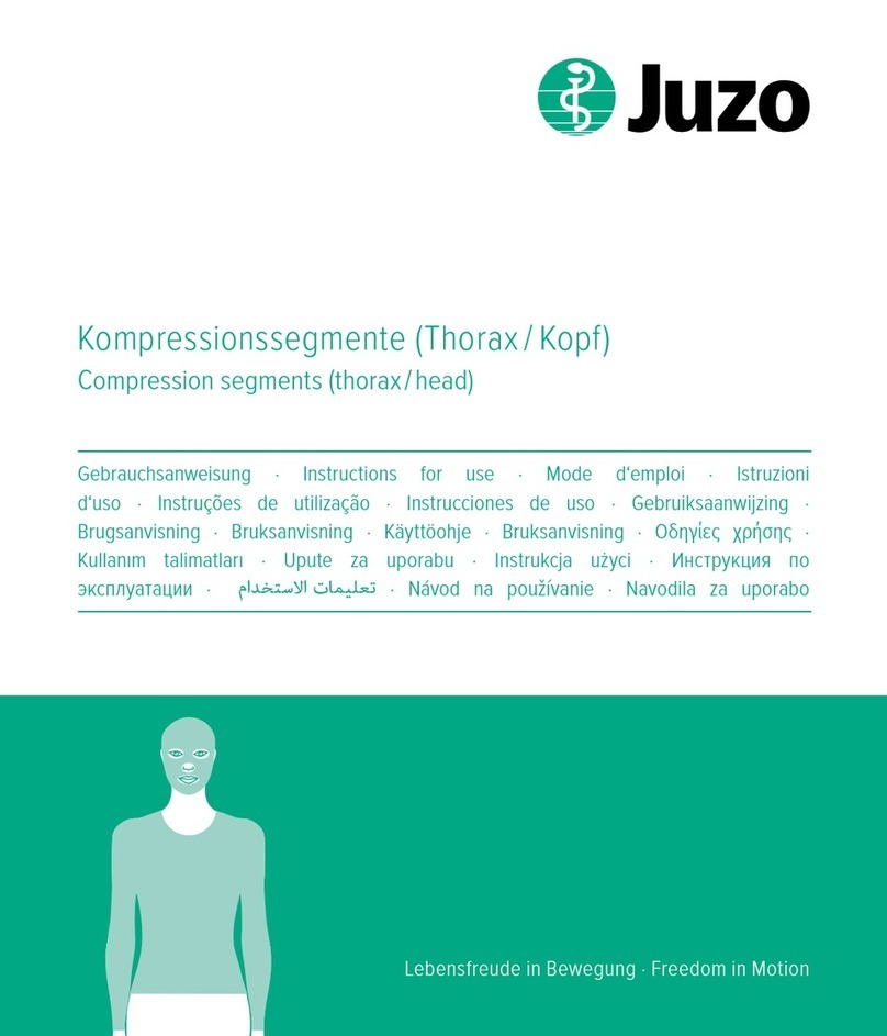 Juzo Compression segments Instructions for use