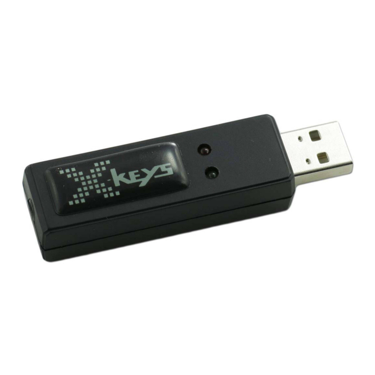 X-keys XK-1283-UJS3-R User manual