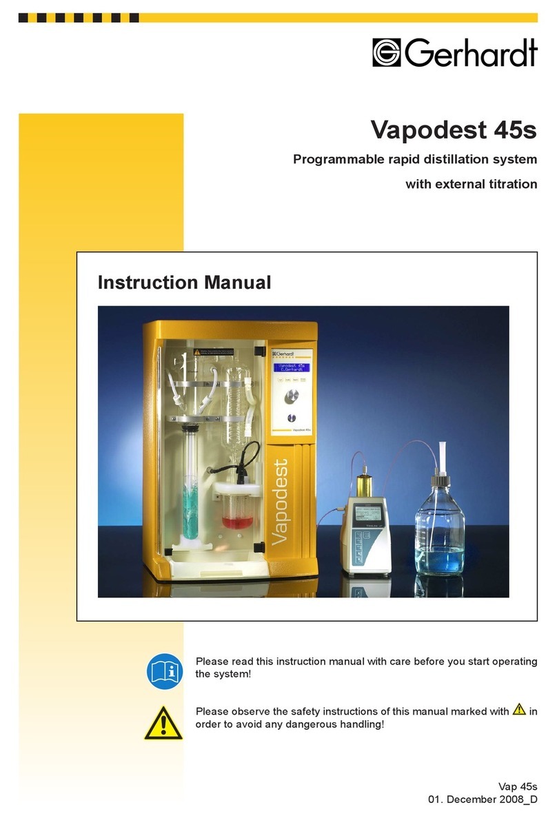 Gerhardt Vapodest 45s User manual