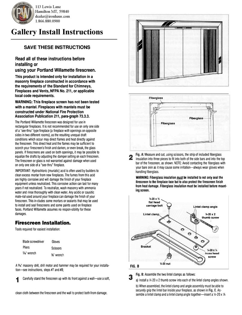 Portland Willamette Gallery Install instructions Portland Willamette Gallery Install instructions