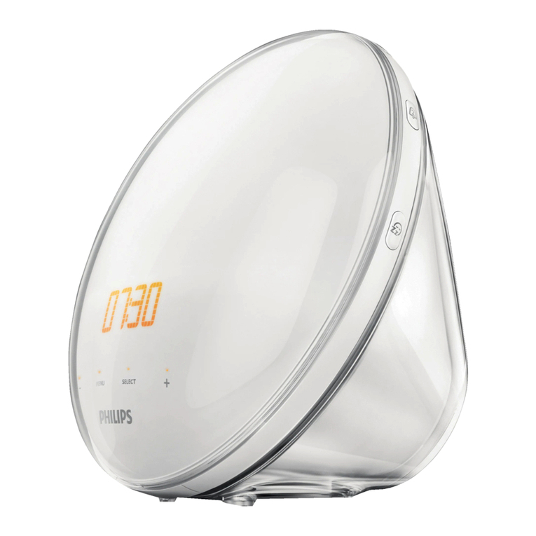 Philips Wake-up Light User manual Philips Wake-up Light User manual