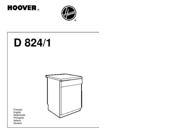 Hoover D824/1 User manual