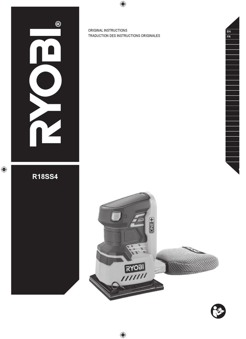 TTI RYOBI ONE+ R18SS4 Original instructions
