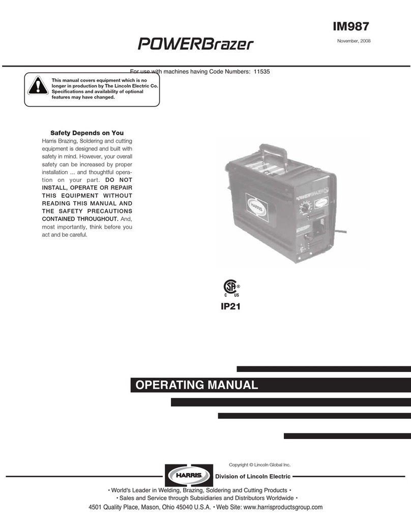Harris POWERBrazer operating manual