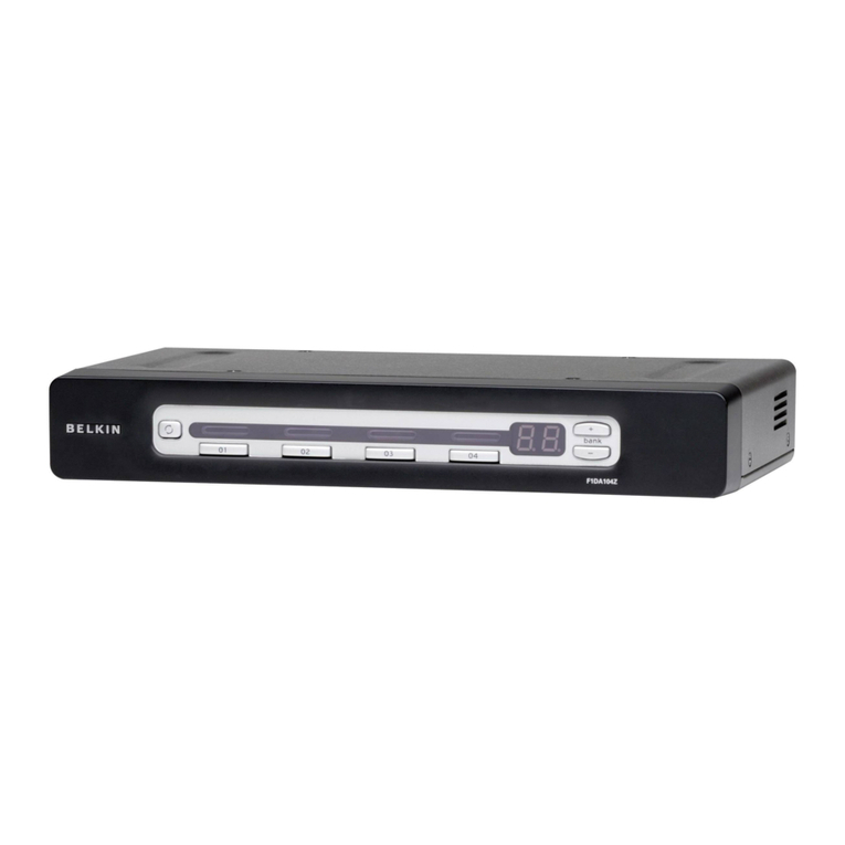 Belkin OmniView Dual-User PRO3 Quick installation guide
