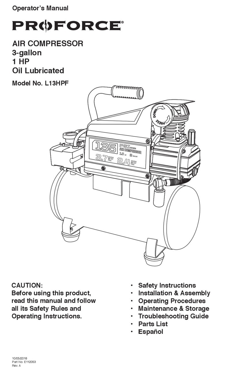 MAT PROFORCE L13HPF Operator's manual