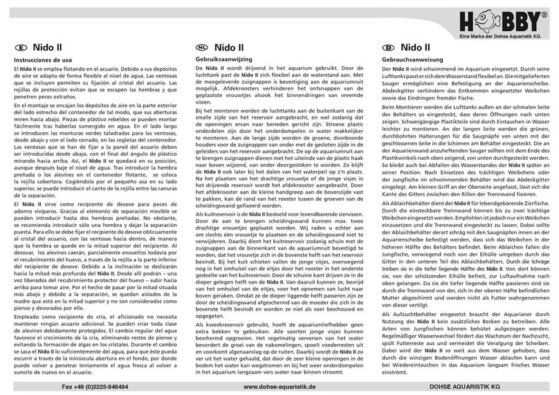 Hobby Nido II Instructions for use