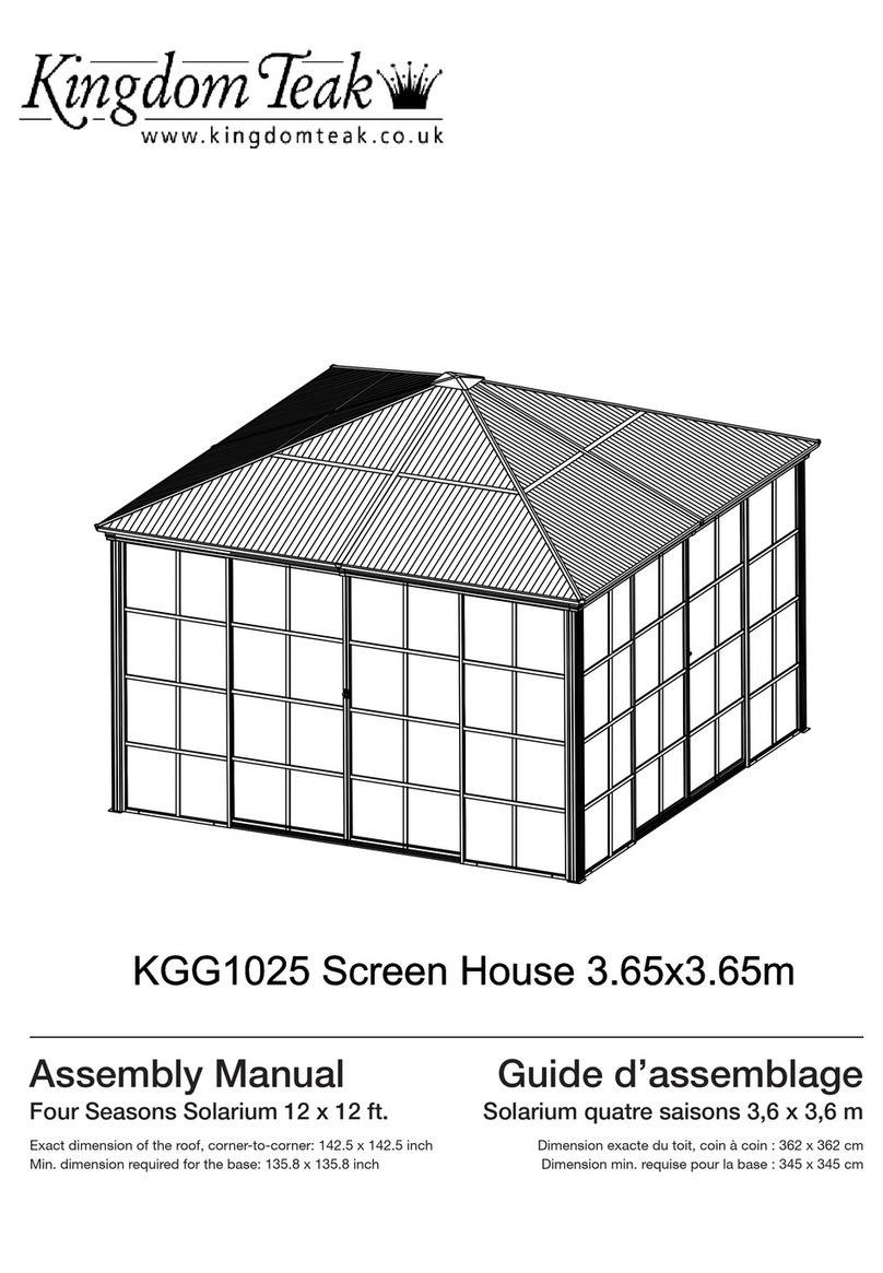 Kingdom Teak KGG1025 User manual