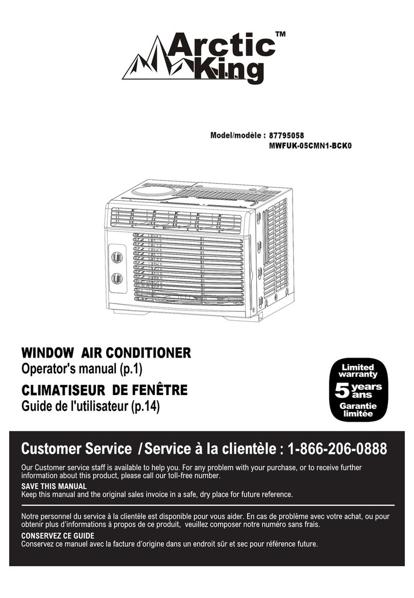 Arctic King MWFUK-05CMN1-BCK0 User manual