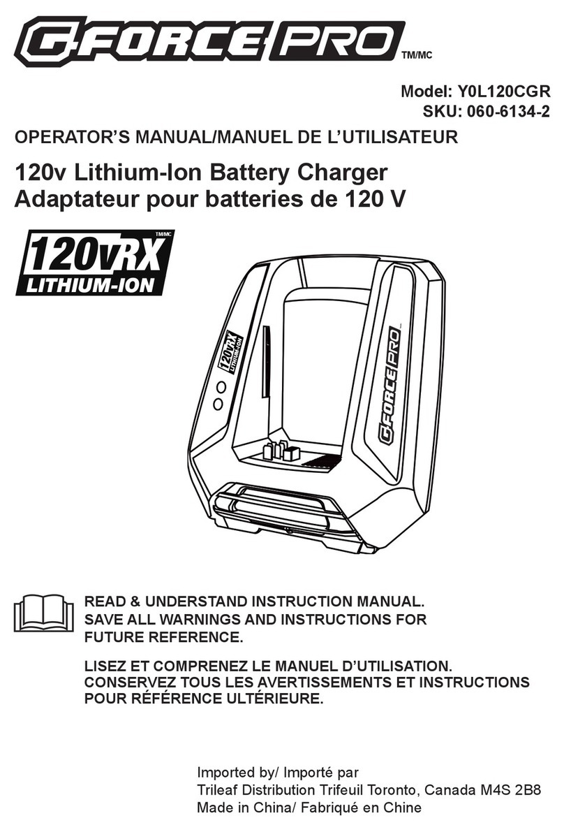 G-Force Y0L120CGR Operator's manual G-Force Y0L120CGR Operator's manual