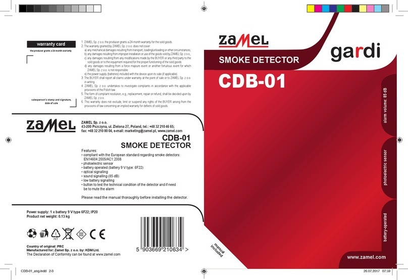 Zamel Gardi CDB-01 quick guide