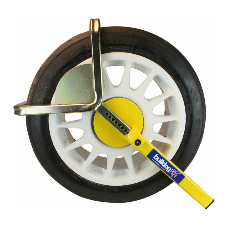 Bulldog Security Auto Clamp User manual
