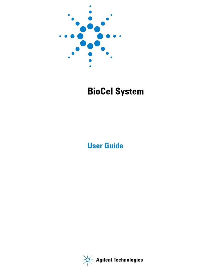Agilent Technologies BioCel 1200 user guide