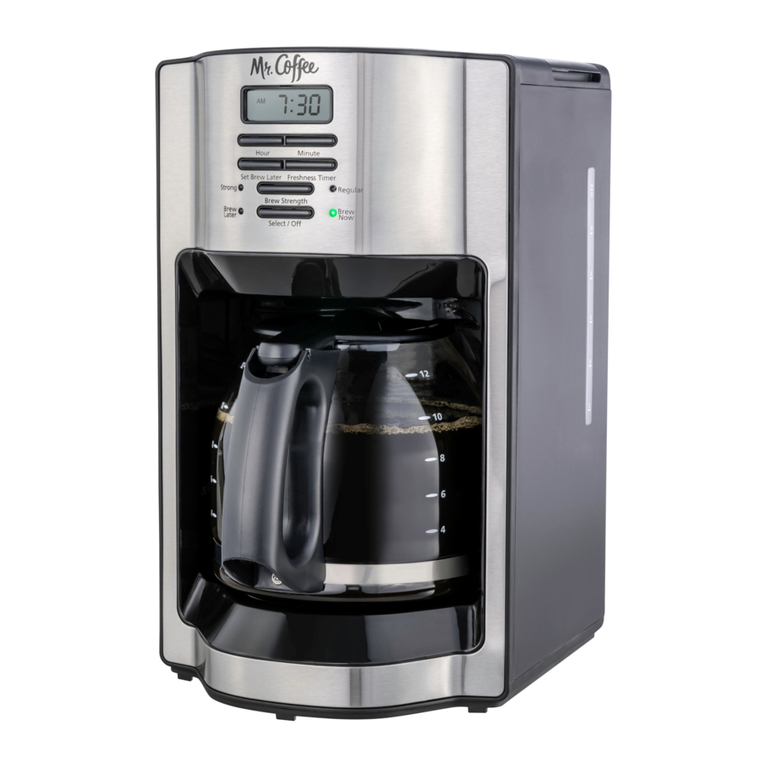 Mr. Coffee EHXSS Series User manual
