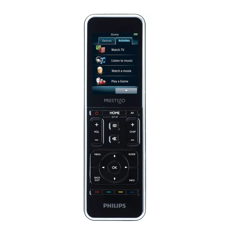 Philips Prestigo SRT9320 quick start guide